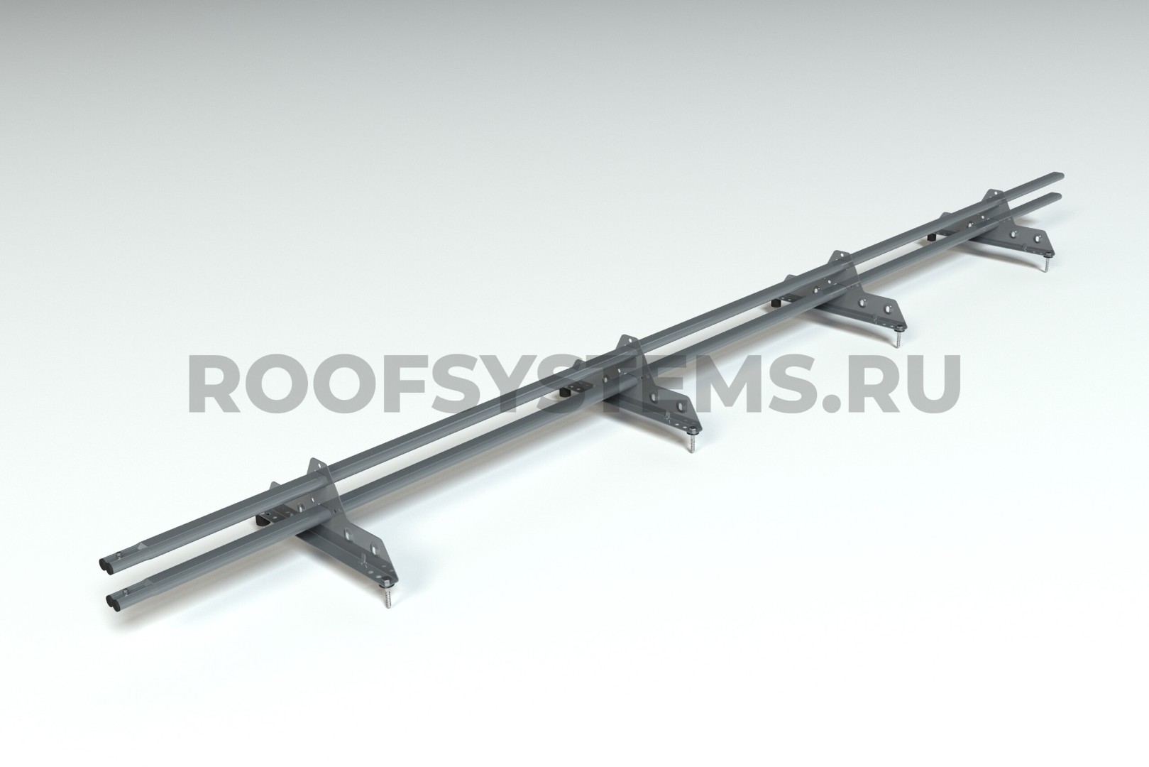 Снегозадержатель ELITE 40*20 овальный универсальный NEXT RAL 7024 (серый графит)