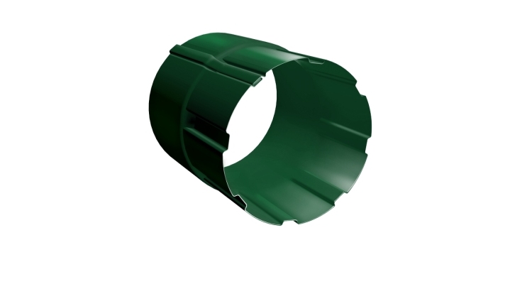 Соединитель трубы Grand Line 90 мм PU RAL 6005 зеленый мох