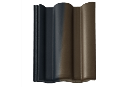 Рядная черепица Braas Таунус антик темно-коричневый