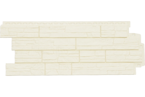 Фасадная панель GL Сланец Classic молочный