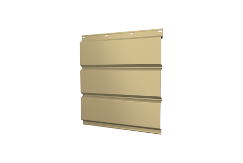 Софит металлический без перфорации 0,4 PE с пленкой RAL 1014 слоновая кость