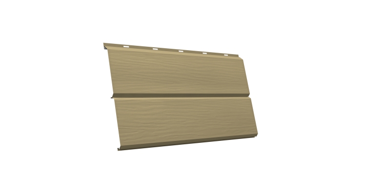 ЭкоБрус 3D GL 0.45 PE с пленкой RAL 1014 слоновая кость