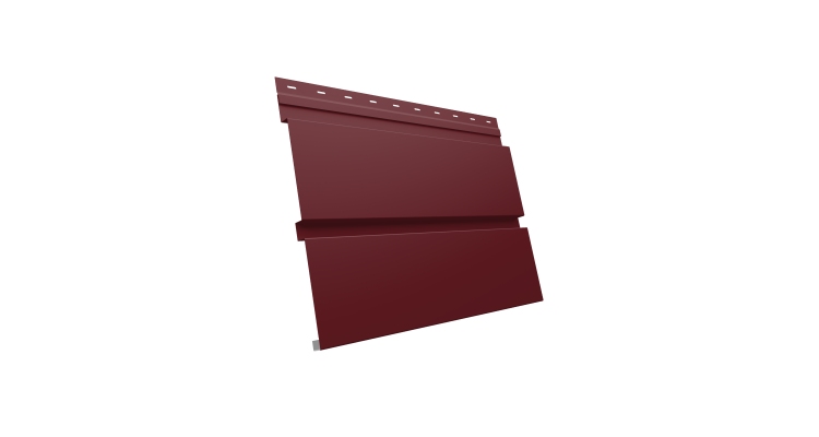 Квадро брус 0.5 Satin с пленкой RAL 3005 красное вино