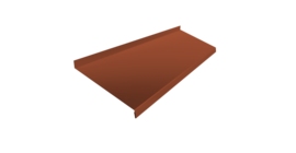 Отлив простой 200 0,5 Satin Matt RAL 8004 терракота (2м)