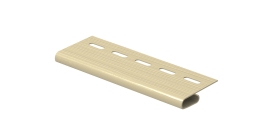 Финишная планка сайдинга 3050 ЮП (уп 20 шт), цвет кремовый