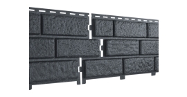 Фасадная панель Стоун-Хаус Кирпич Графитовый