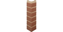 Наружный угол Кирпич (красный)  АП110*460*30 (уп-ка 10 шт.)