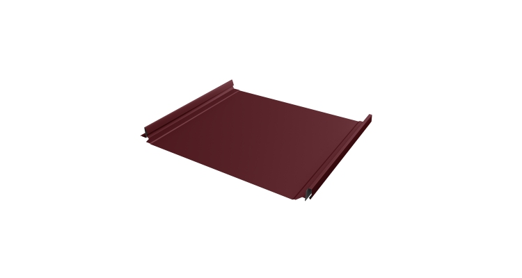 Кликфальц Pro Grand Line 0,45 Drap ST с пленкой на замках RAL 3005 красное вино