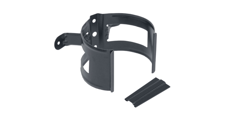 Кронштейн трубы на дерево 90 мм PU Мatt RAL 7024 мокрый асфальт