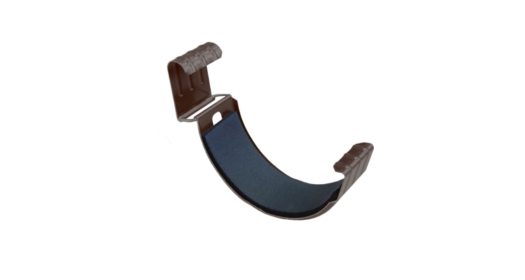 Соединитель желоба GL 125 мм PU Мatt RAL 8017 шоколад