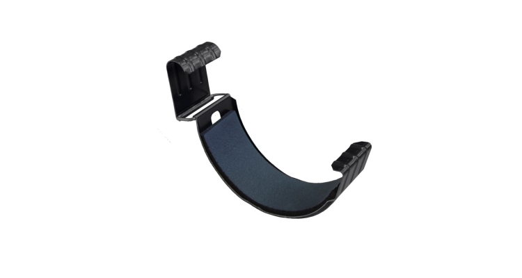 Соединитель желоба GL 125 мм PU Мatt RAL 9005 черный