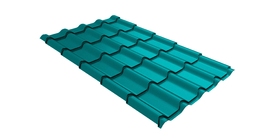 Металлочерепица kamea GrandLine 0.45 PE RAL 5021 водная синь