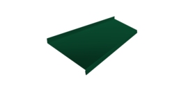 Отлив простой 250 0,5 Satin с пленкой RAL 6005 зеленый мох (3м)