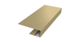 J-Профиль 12мм 0,45 PE с пленкой RAL 1014 слоновая кость (3м)