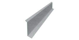 Планка примыкания в штробу 60 - 0.5 мм Zn Цинк (3 м)