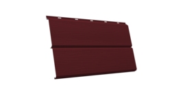 ЭкоБрус 3D 0,345 GL 0.45 PE с пленкой RAL 3005 красное вино