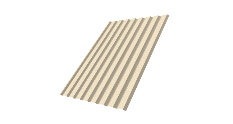 Профнастил С20A 0.45 Print Elite Milky Wood TwinColor