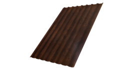 Профнастил С20B 0,45 Print-Double Premium Cherry Wood Dark F