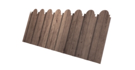 Профнастил C10A фигурный 0,45 Print Premium Almond Wood Fresh