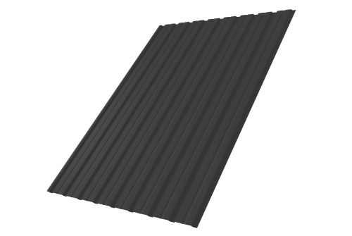 Профнастил С10B 0.5 Drap TX RAL 7016 антрацитово-серый