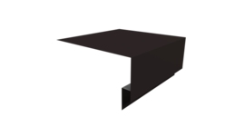 Планка околооконная сложная Блок-хаус new 250х75х27 0,45 Drap TR RAL 9005 черный (2м)