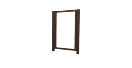 Калитка Жалюзи Texas 1.5х1 RAL 8017 без заполнения (ламель 150 мм)