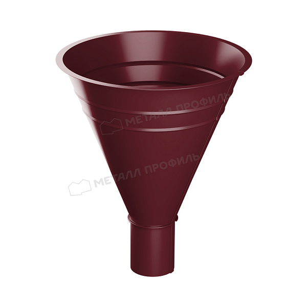 Воронка водосборная Металл Профиль Foramina PUR D100/300 RAL 3005