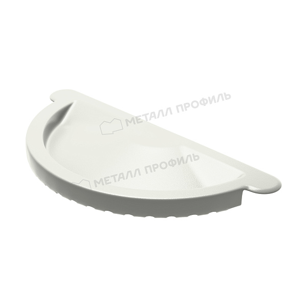 Заглушка желоба Металл Профиль GRANDSYSTEM D125 RAL 9010