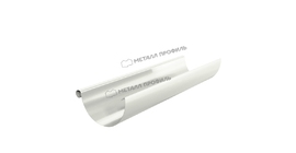 Желоб водосточный Металл Профиль GS lite D125х3000 RAL 9003