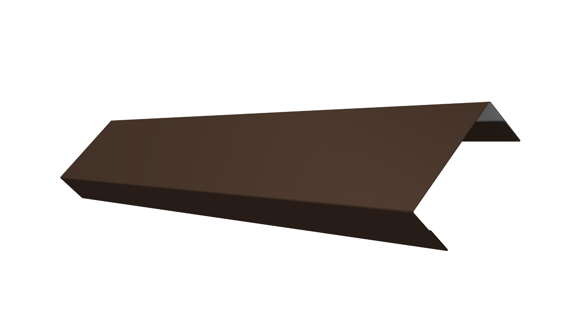 Ламель лицевая 50 забора жалюзи Texas 0.5 Satin Matt с пленкой RAL 8017 шоколад