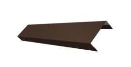 Ламель лицевая 50 забора жалюзи Texas 0.5 Atlas X с пленкой RAL 8017 шоколад