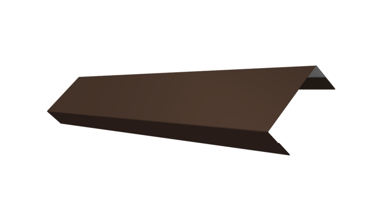 Ламель обратная 50 забора жалюзи Texas 0.5 Satin с пленкой RAL 8017 шоколад