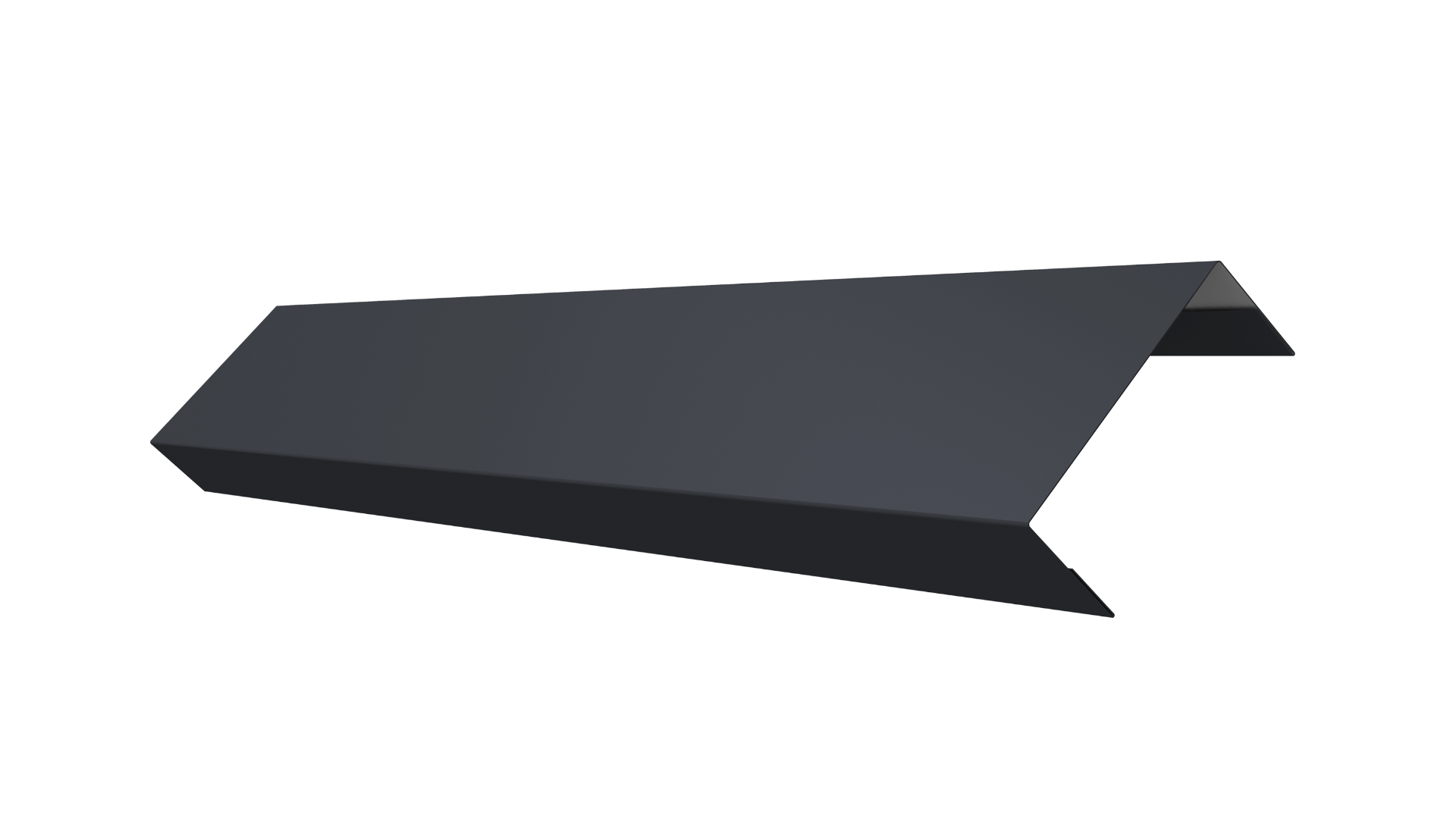 Ламель обратная 50 забора жалюзи Texas 0.45 Drap-double TX RAL 7024 мокрый асфальт