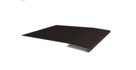 Планка начальная 0,5 Satin с пленкой RR 32 темно-коричневый (3м)