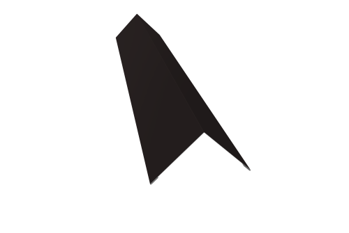 Угол внешний 110х110 0,45 Drap TX RAL 9005 черный (2м)