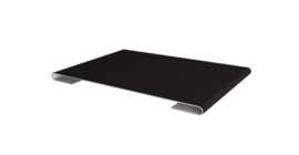 Планка стыковочная 0,5 Drap TX RAL 9005 черный (2м)