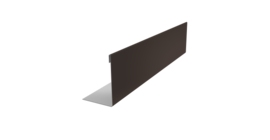 Нащельник 150 Texas 25х35 0,45 PE RR 32 темно-коричневый (L2,0)