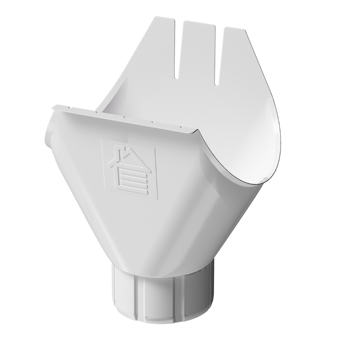 Водосточная воронка желоба Stal Premium, пломбир