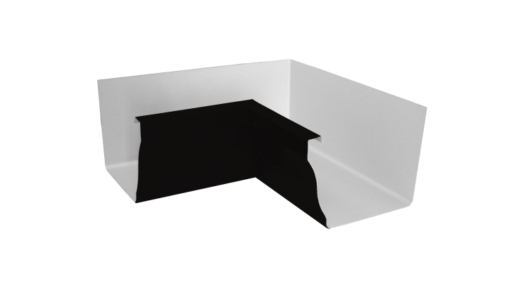 Угол желоба внутренний Vortex Matt 90гр 127мм RAL 9005