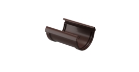 Соединитель желобов Lux, шоколад